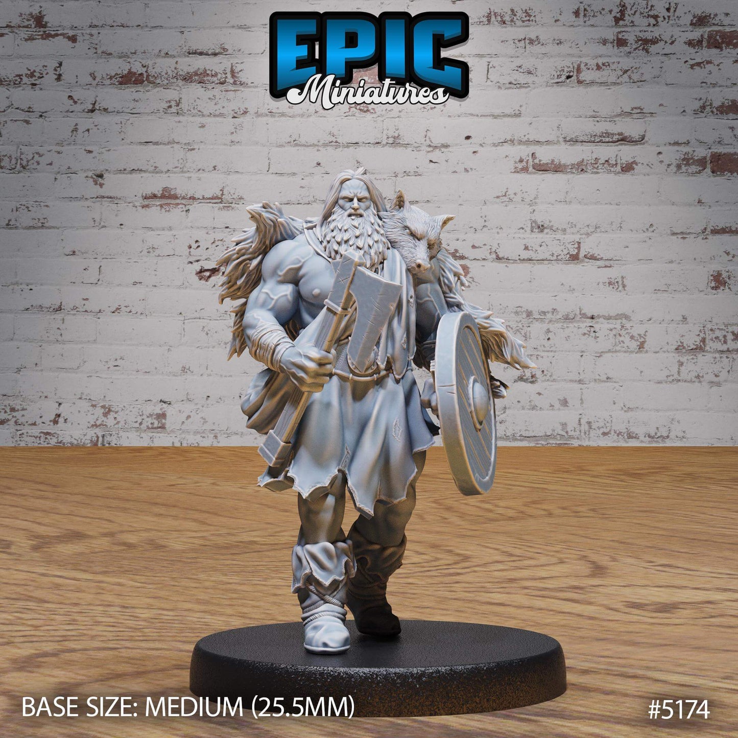 Viking Berserker - Epic Miniatures - Dungeons and Dragons