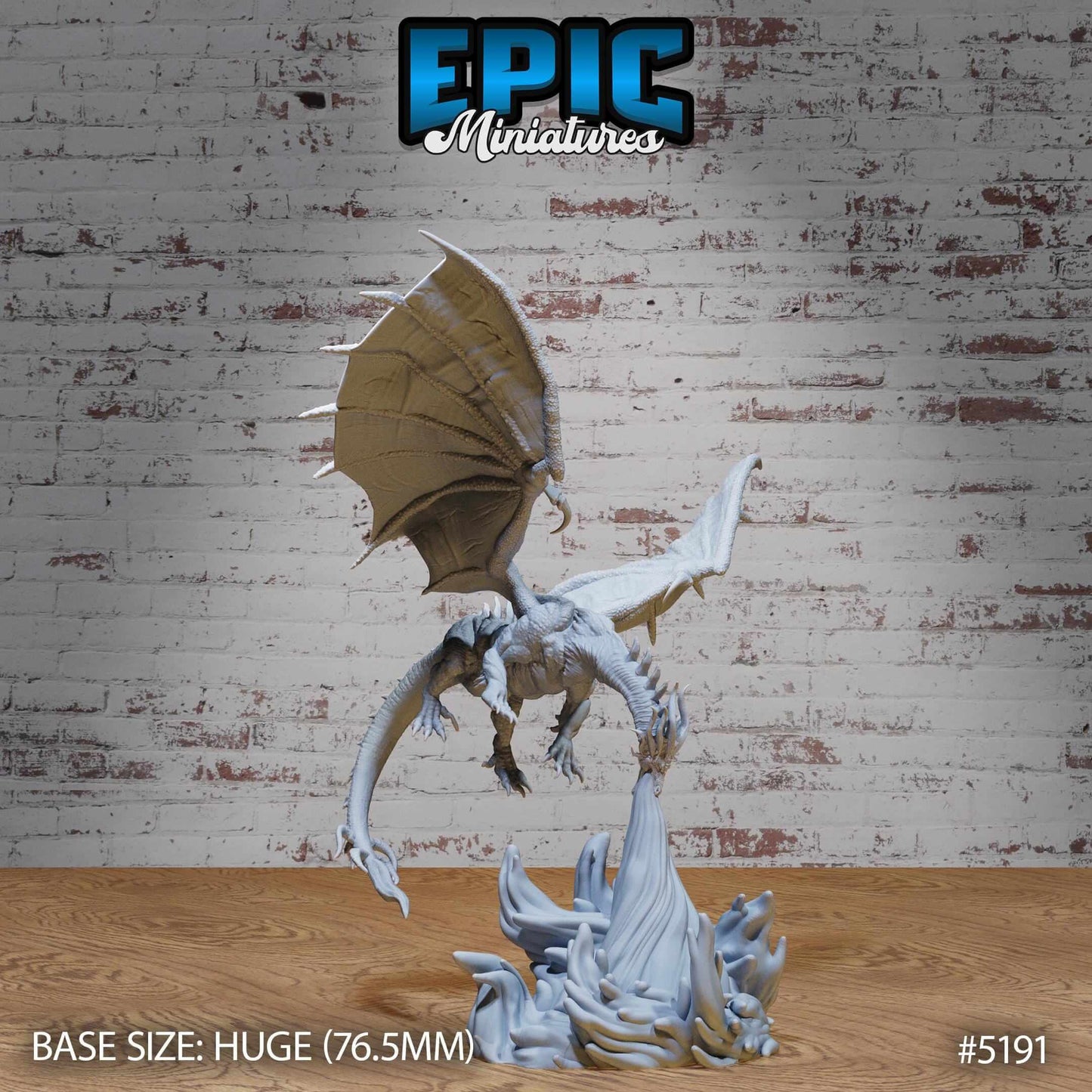 Beowulf Dragon - D&D Epic Miniatures   and Dragons