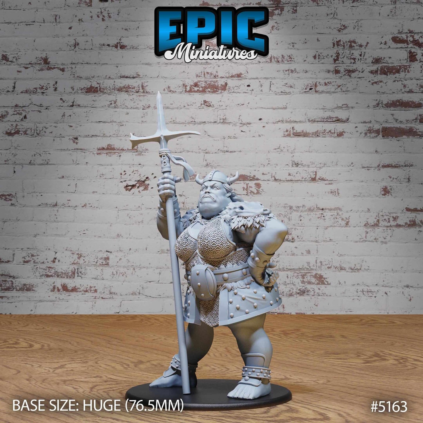 Hill Giantess - Epic Miniatures - Dungeons and Dragons