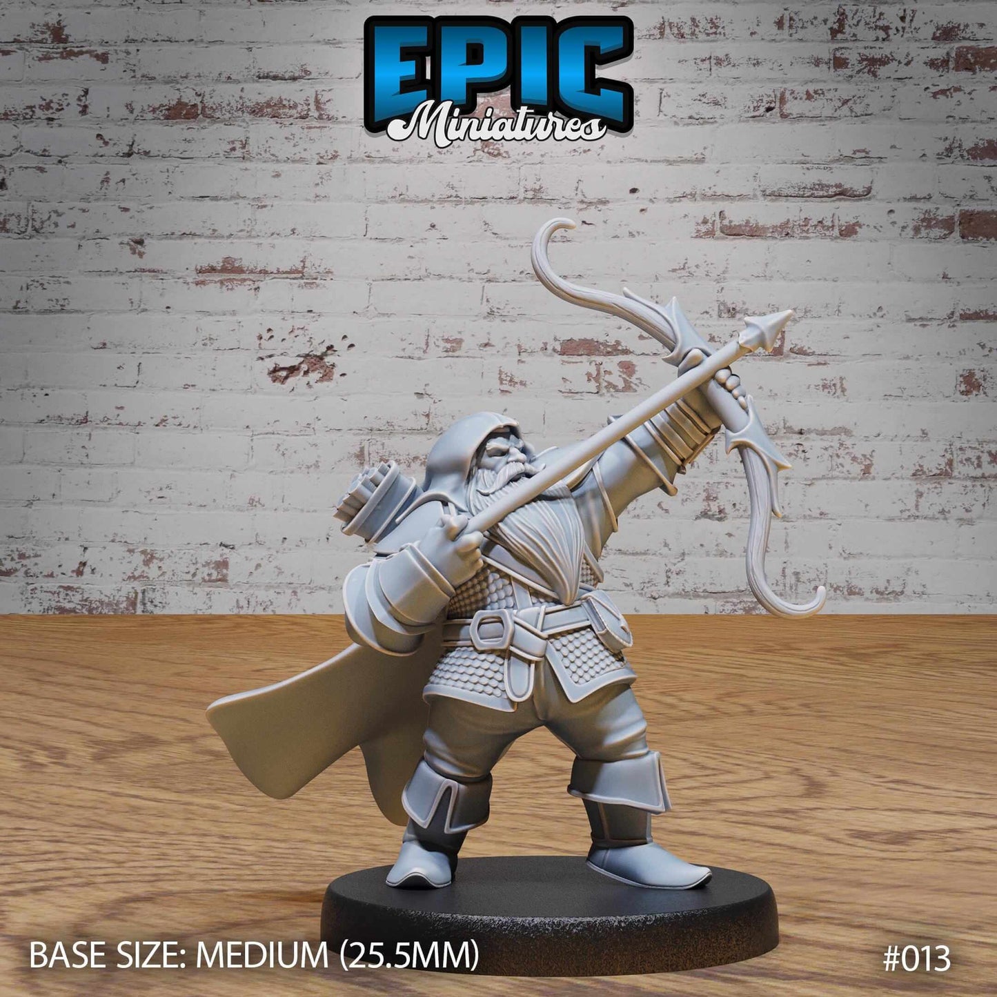 Dwarf Archer - D&D Epic Miniatures   and Dragons