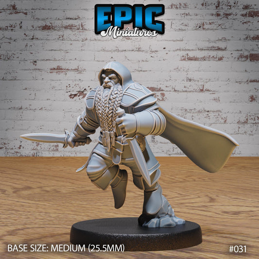 Dwarf Rogue - Epic Miniatures - Dungeons and Dragons