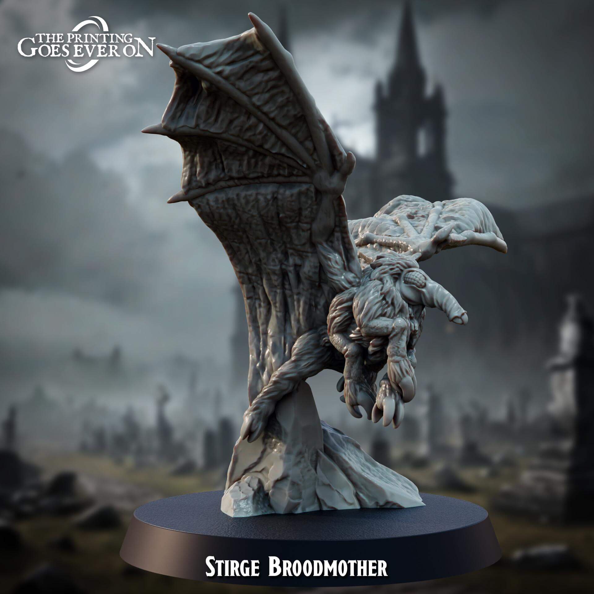 Stirge Broodmother - Hunt Beyond the Grave - The Printing Goes Ever On