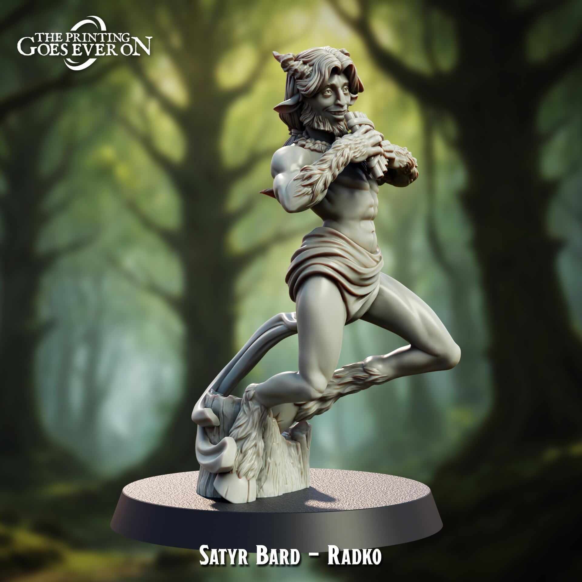 Radko Satyr Bard - Heart of the Forest - The Printing Goes Ever On