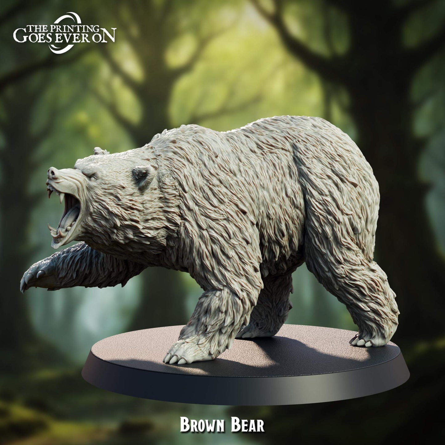 Brown Bear - Heart of the Forest - The Printing Goes Ever On