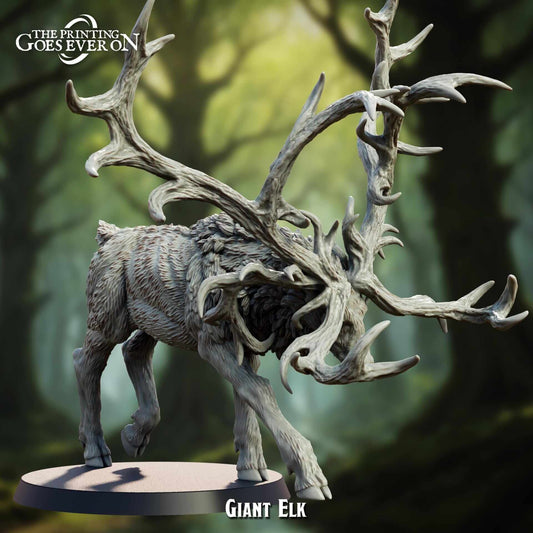 Giant Elk - Heart of the Forest - The Printing Goes Ever On