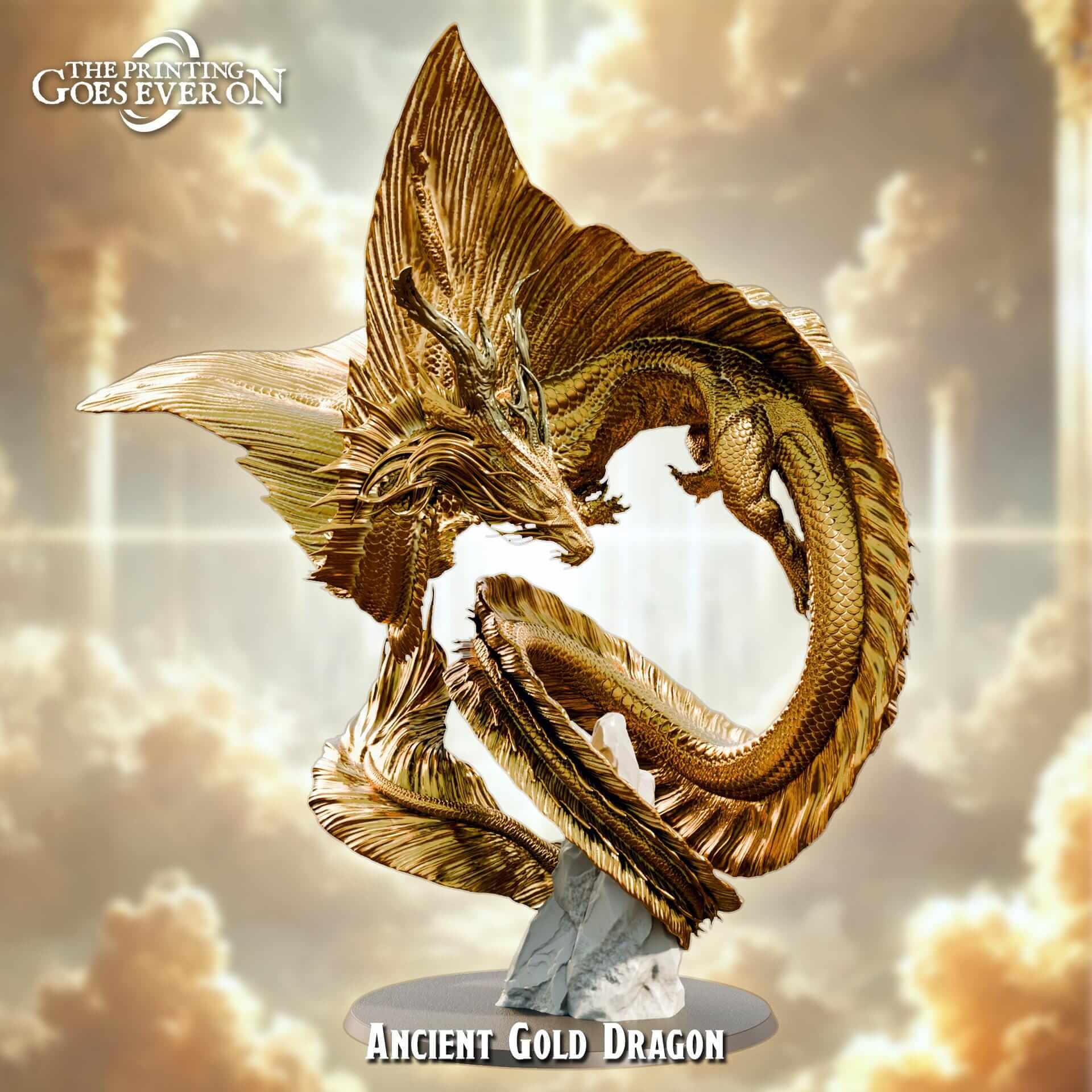 Ancient Gold Dragon - Rift Riders - The Printing Goes Ever On