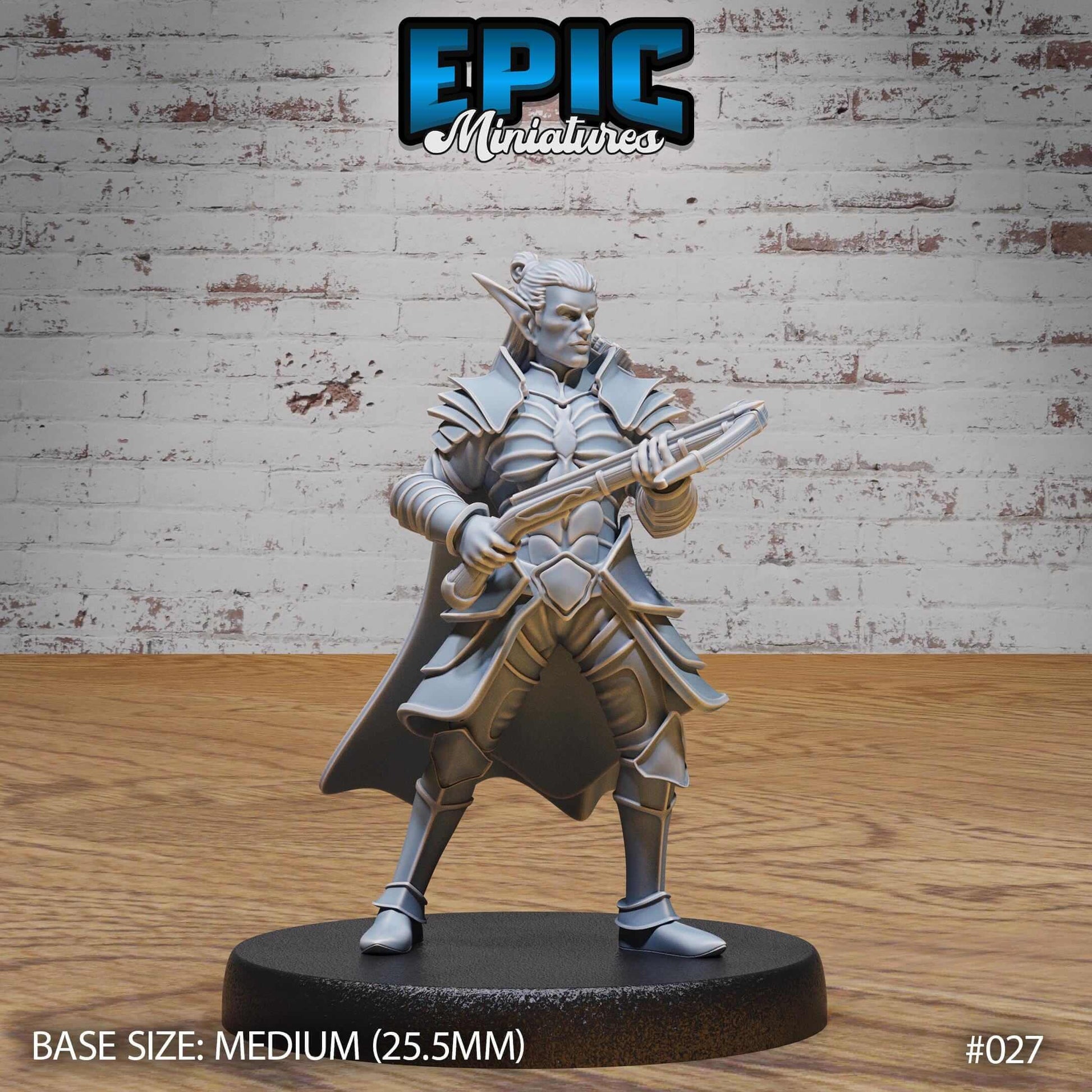 Dark Elf - Drow - Crossbow - D&D Epic Miniatures   and Dragons