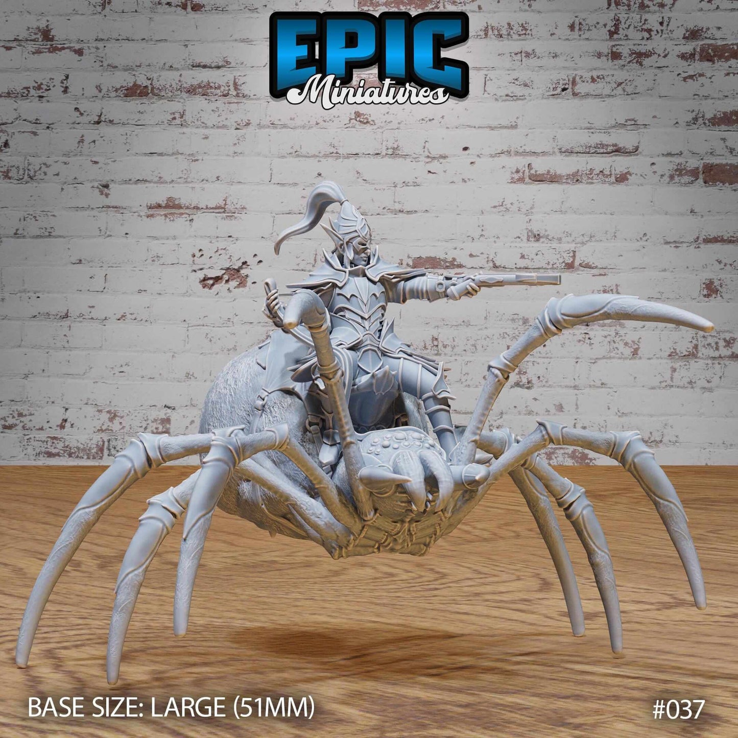 Dark Elf - Drow - Spider Rider - D&D Epic Miniatures   and Dragons