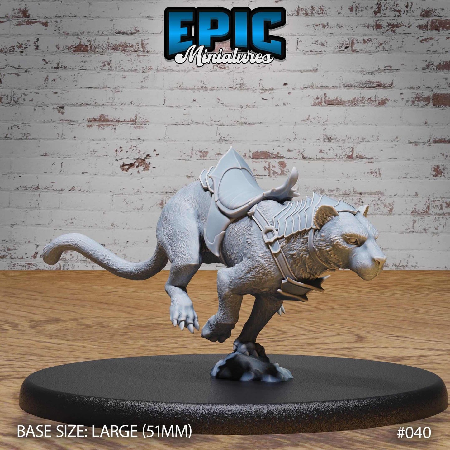 Dark Elf - Drow - Panther Rider- D&D Epic Miniatures   and Dragons