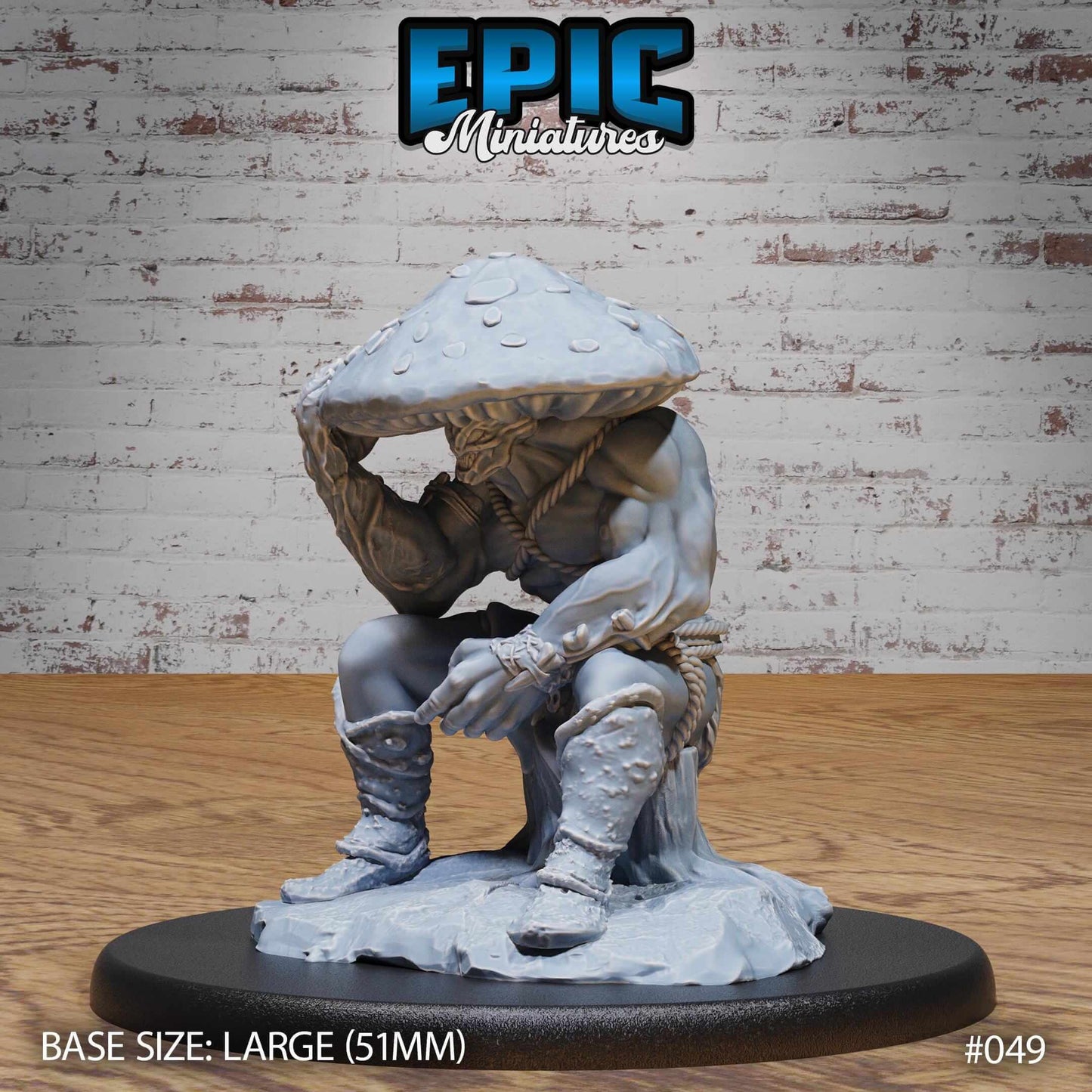 Mushroom Folk Barbarian - Epic Miniatures - Dungeons and Dragons