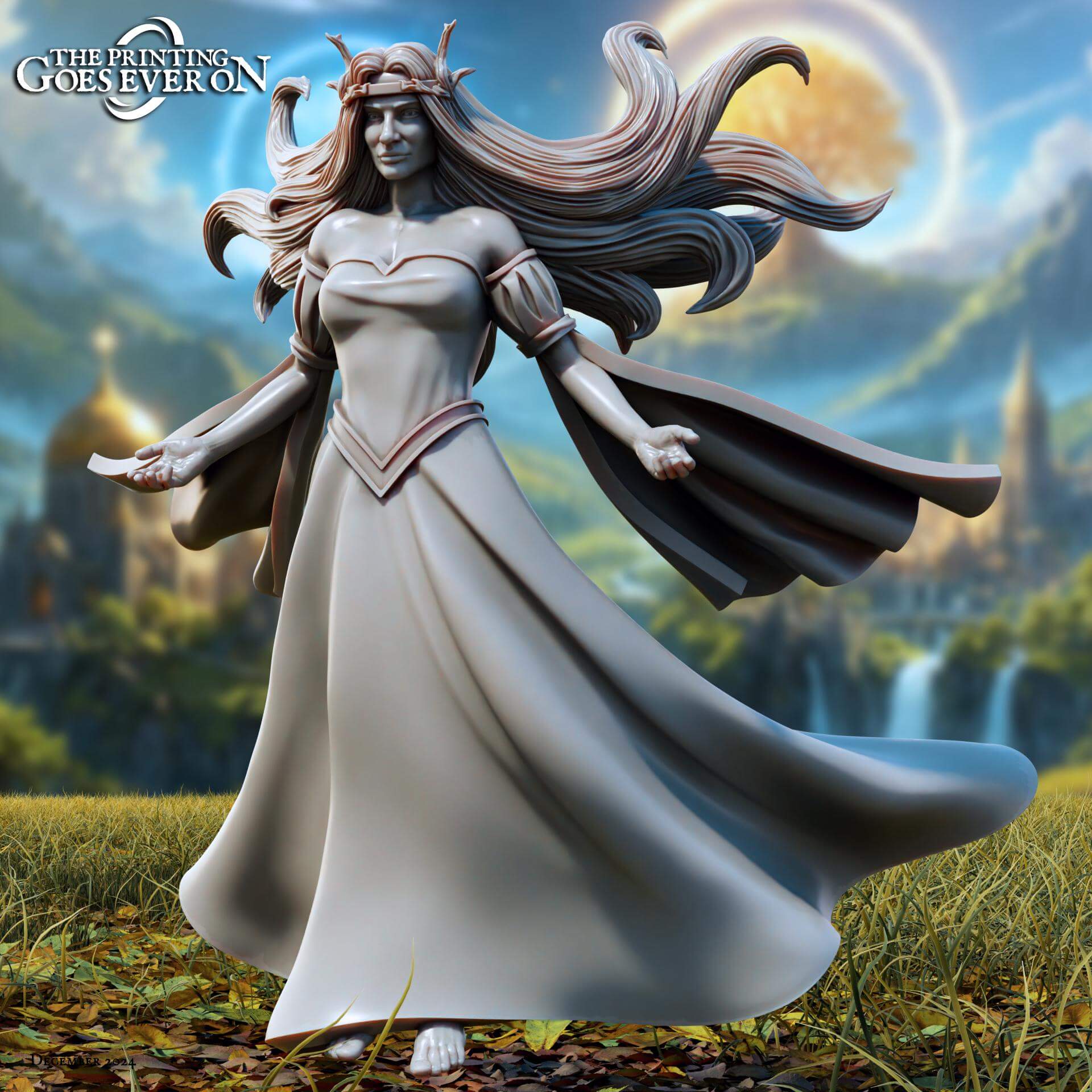 Gladhiel Fey Queen- Tales of the Elven Kingdom - Printing Goes Ever On