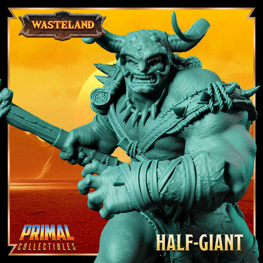 Male Half Giant - Wasteland 3D Printed Resin RPG/Tabletop/Boardgames Miniature Primal Collectibles