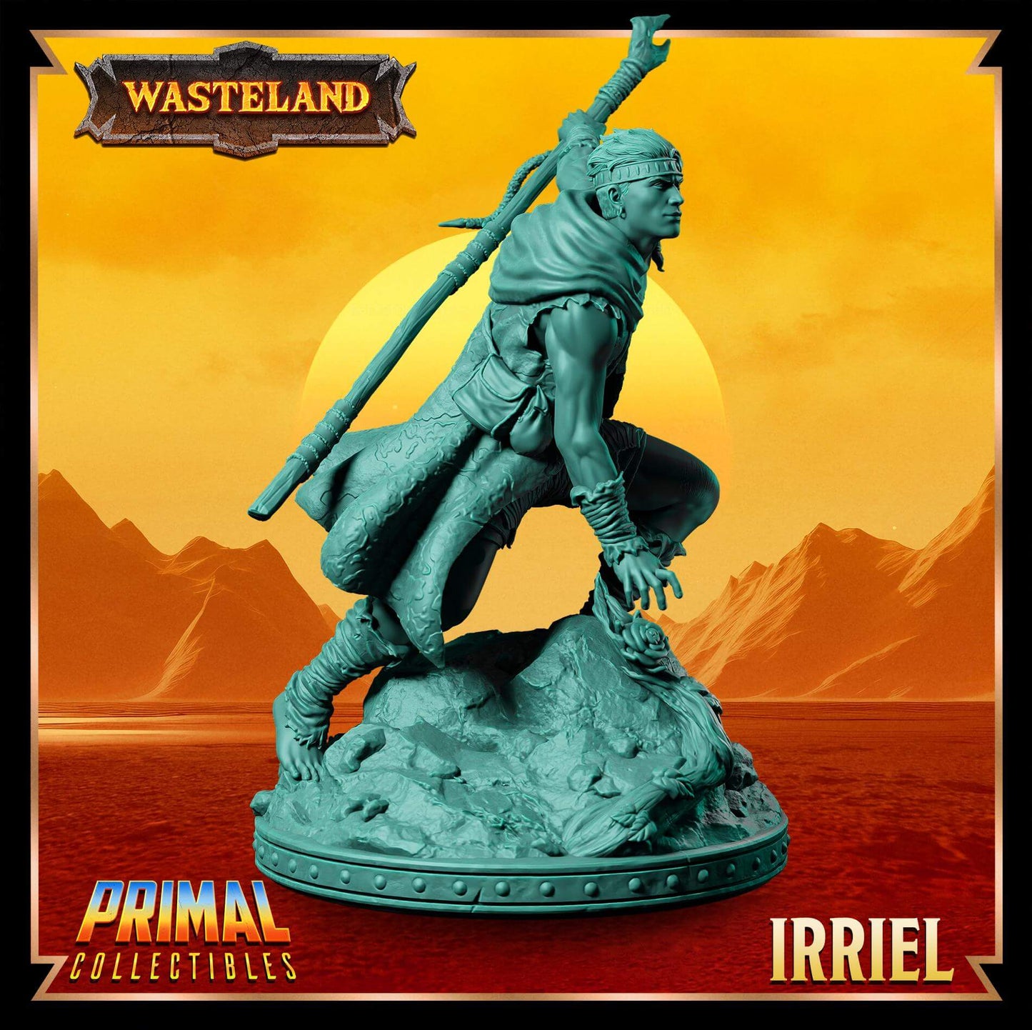 Irriel Preserver - Wasteland 3D Printed Resin RPG/Tabletop/Boardgames Miniature Primal Collectibles