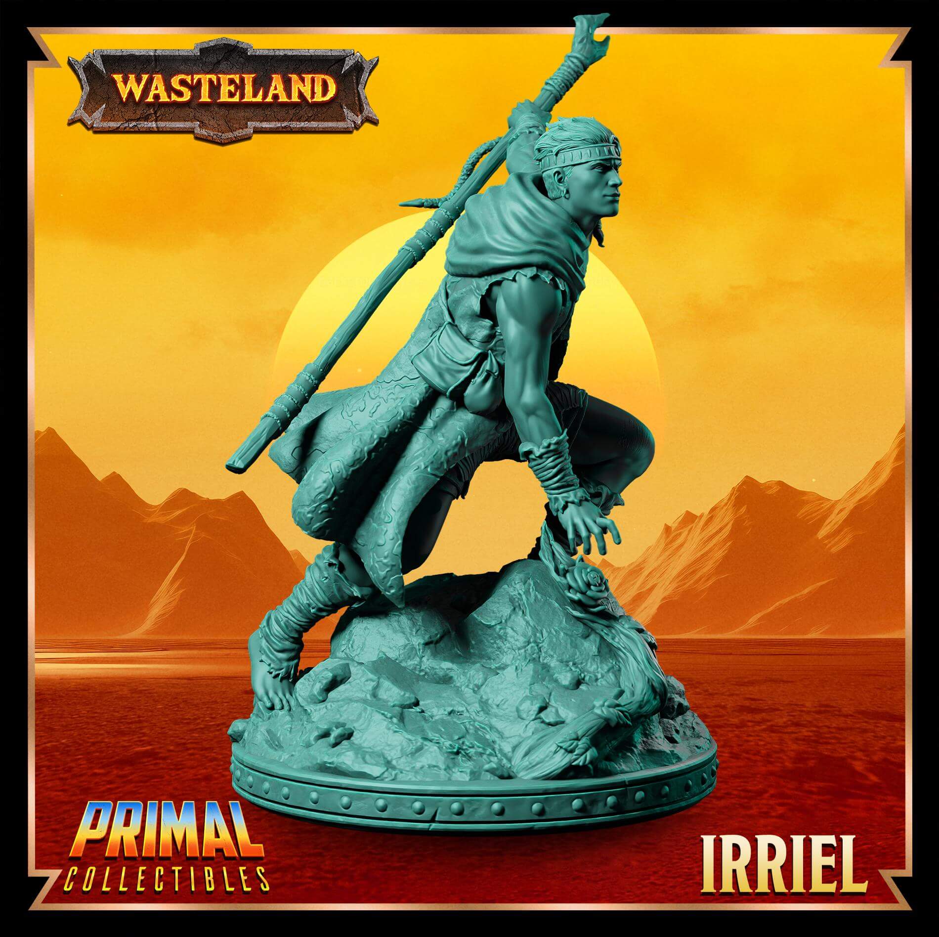 Irriel Preserver - Wasteland 3D Printed Resin RPG/Tabletop/Boardgames Miniature Primal Collectibles