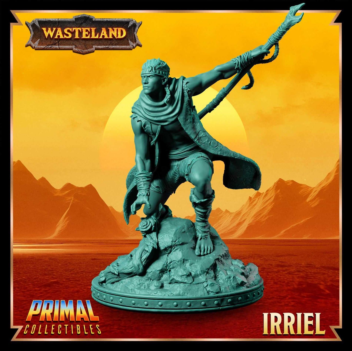 Irriel Preserver - Wasteland 3D Printed Resin RPG/Tabletop/Boardgames Miniature Primal Collectibles