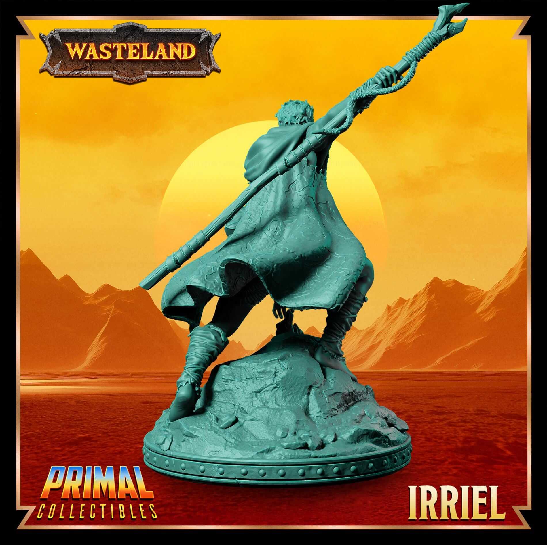 Irriel Preserver - Wasteland 3D Printed Resin RPG/Tabletop/Boardgames Miniature Primal Collectibles