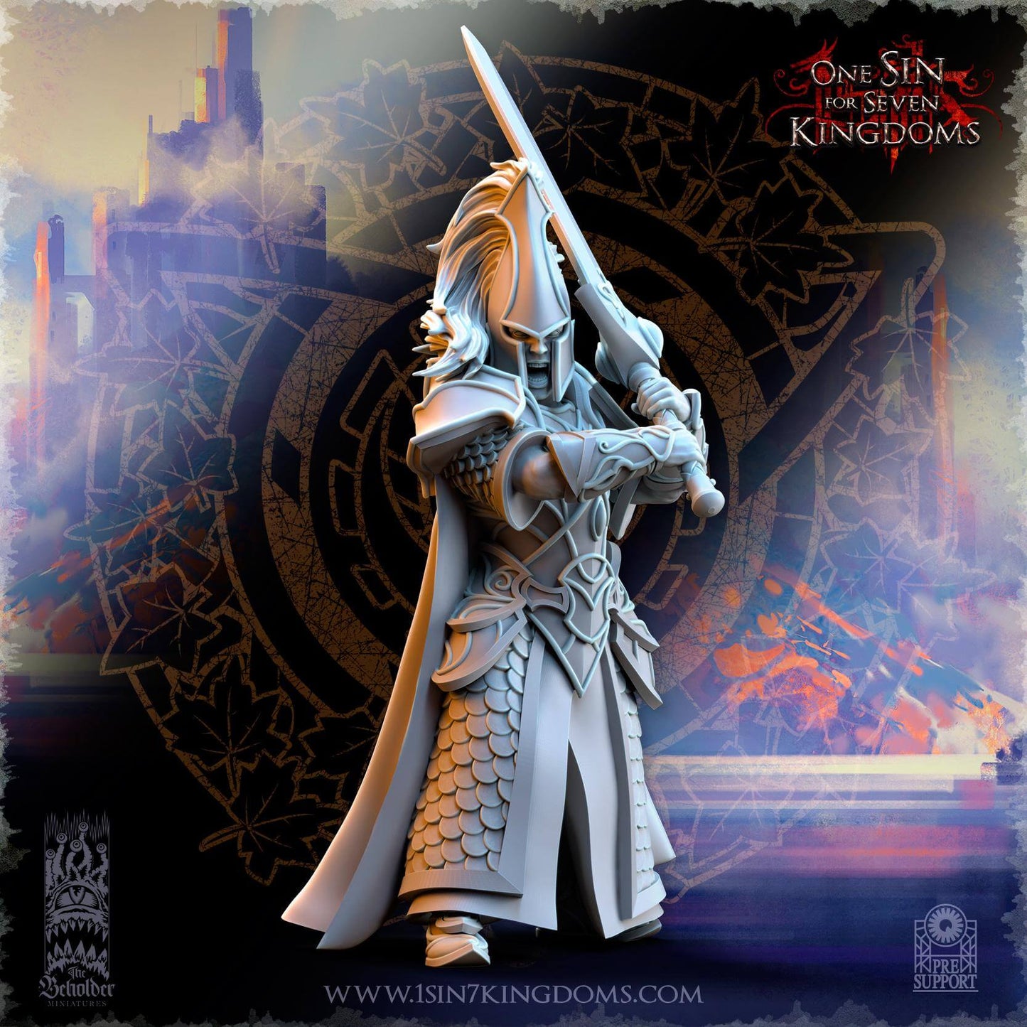 Blades of Ashur - Silvermoor Elves - One Sin for Seven Kingdoms - Beholder Miniatures