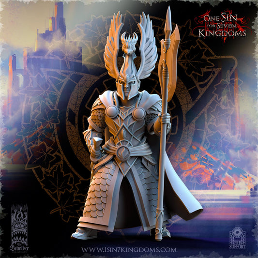 Searing Bird Guardians - Silvermoor Elves - One Sin for Seven Kingdoms - Beholder Miniatures