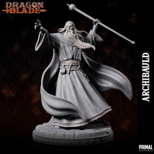 Archbauld White Wizard - Dragonblade - Primal Collectibles