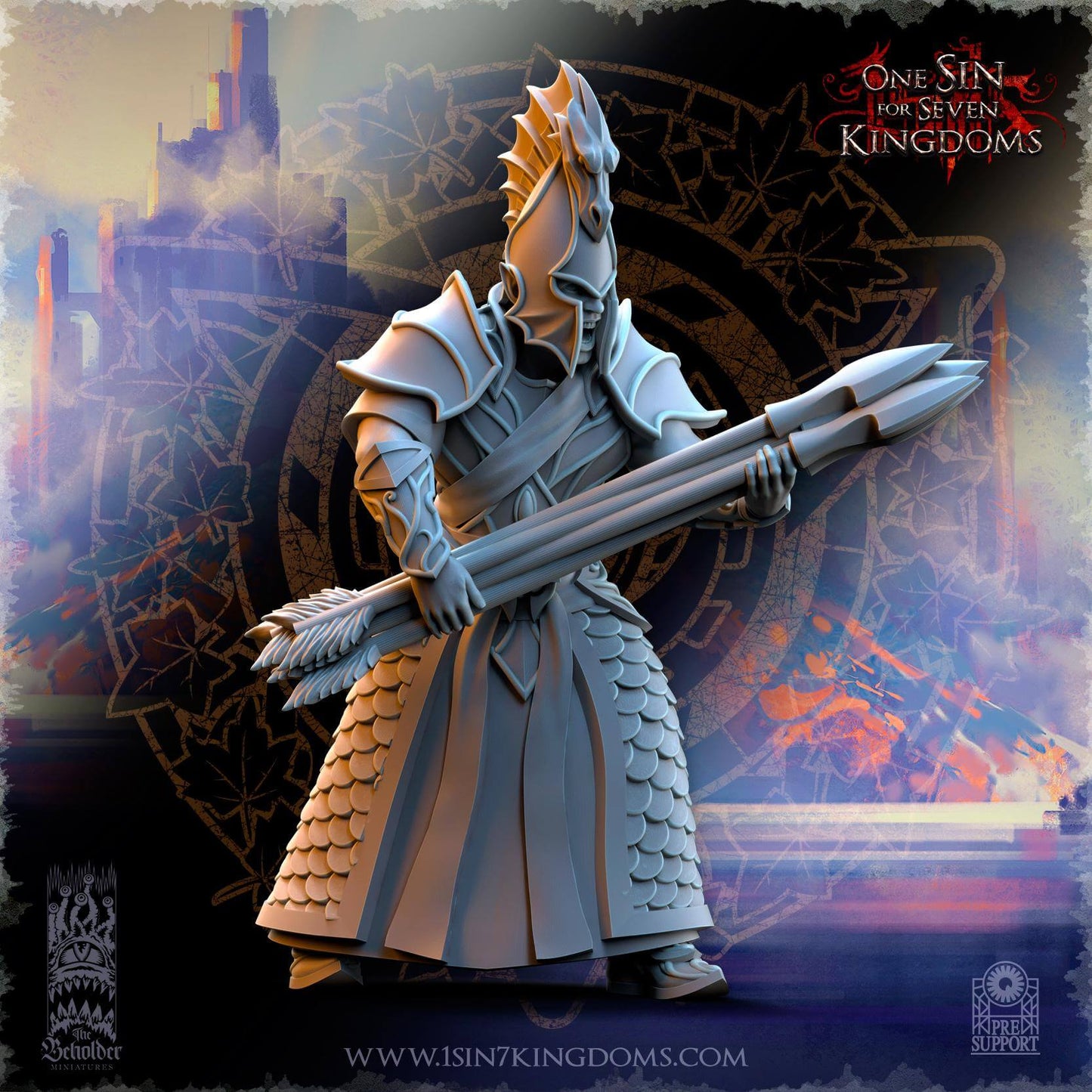 Bolt thrower Ballista - Silvermoor Elves - One Sin for Seven Kingdoms - Beholder Miniatures