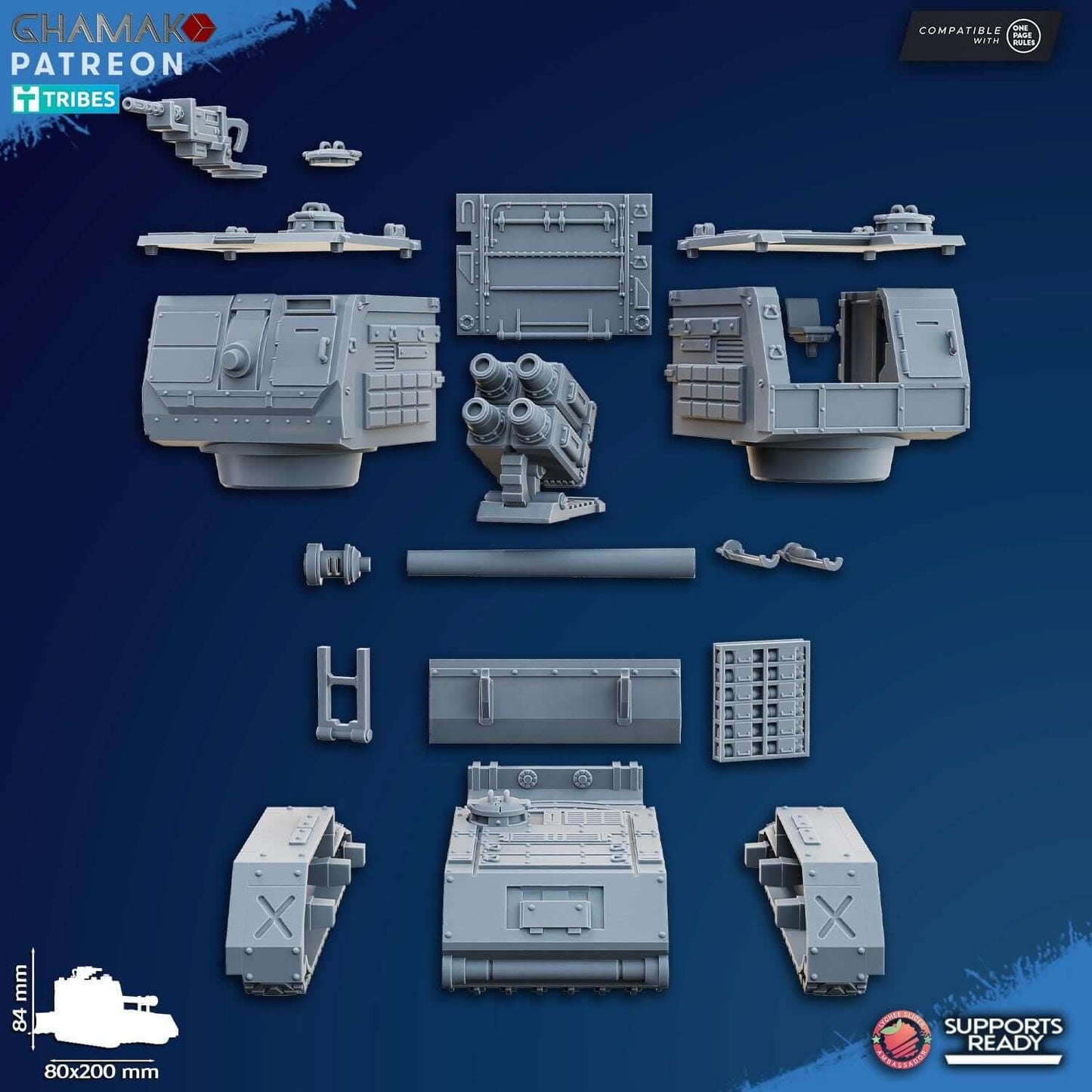 Self-Propelled Artillery Mortar & Cannon - Ghamak Miniatures