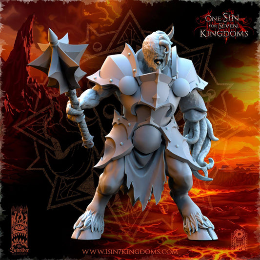 Tainted Warrior - Realm of Mayhem - One Sin for Seven Kingdoms - Beholder Miniatures