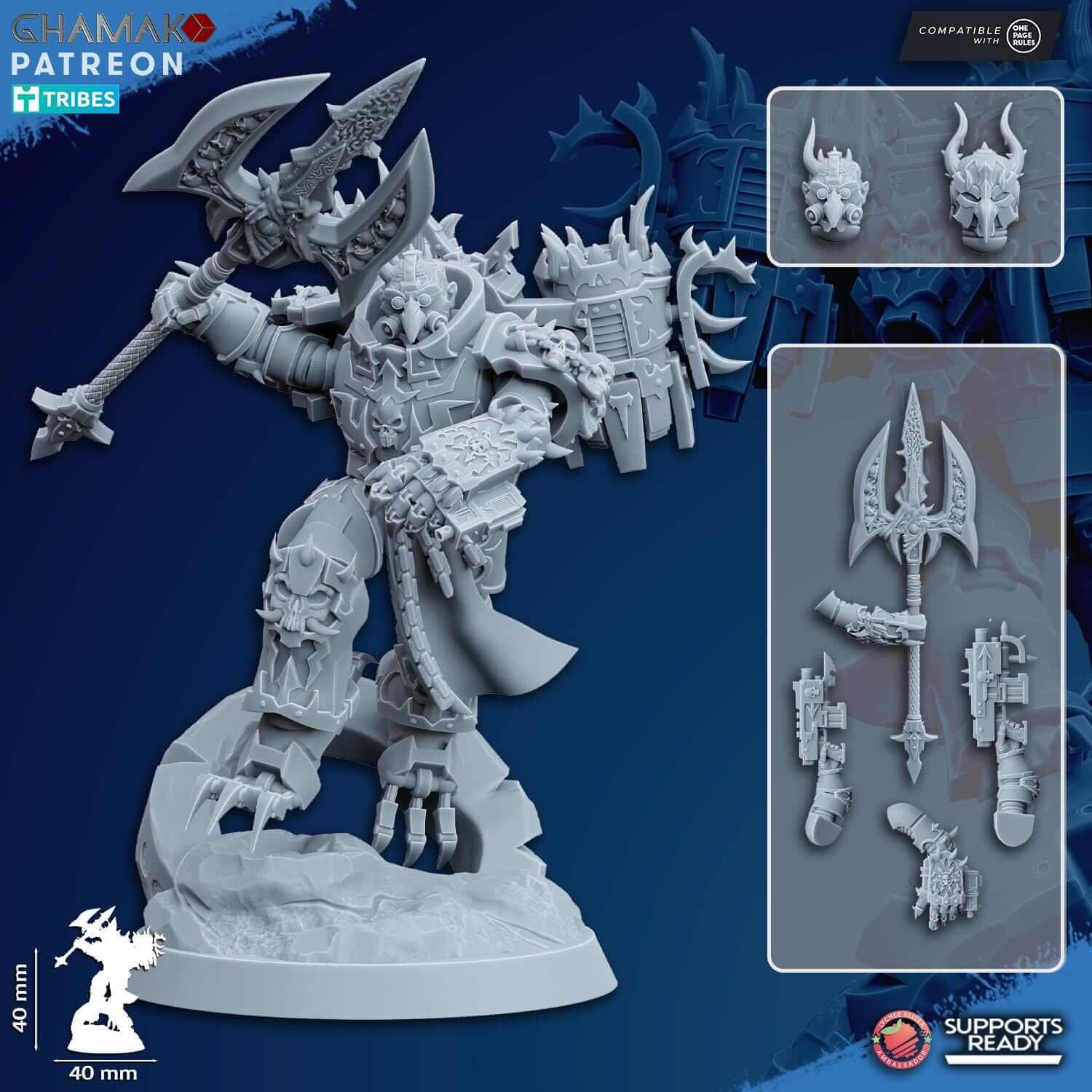 Talon of the Void - Grimdark Void Marine -Ghamak Miniatures