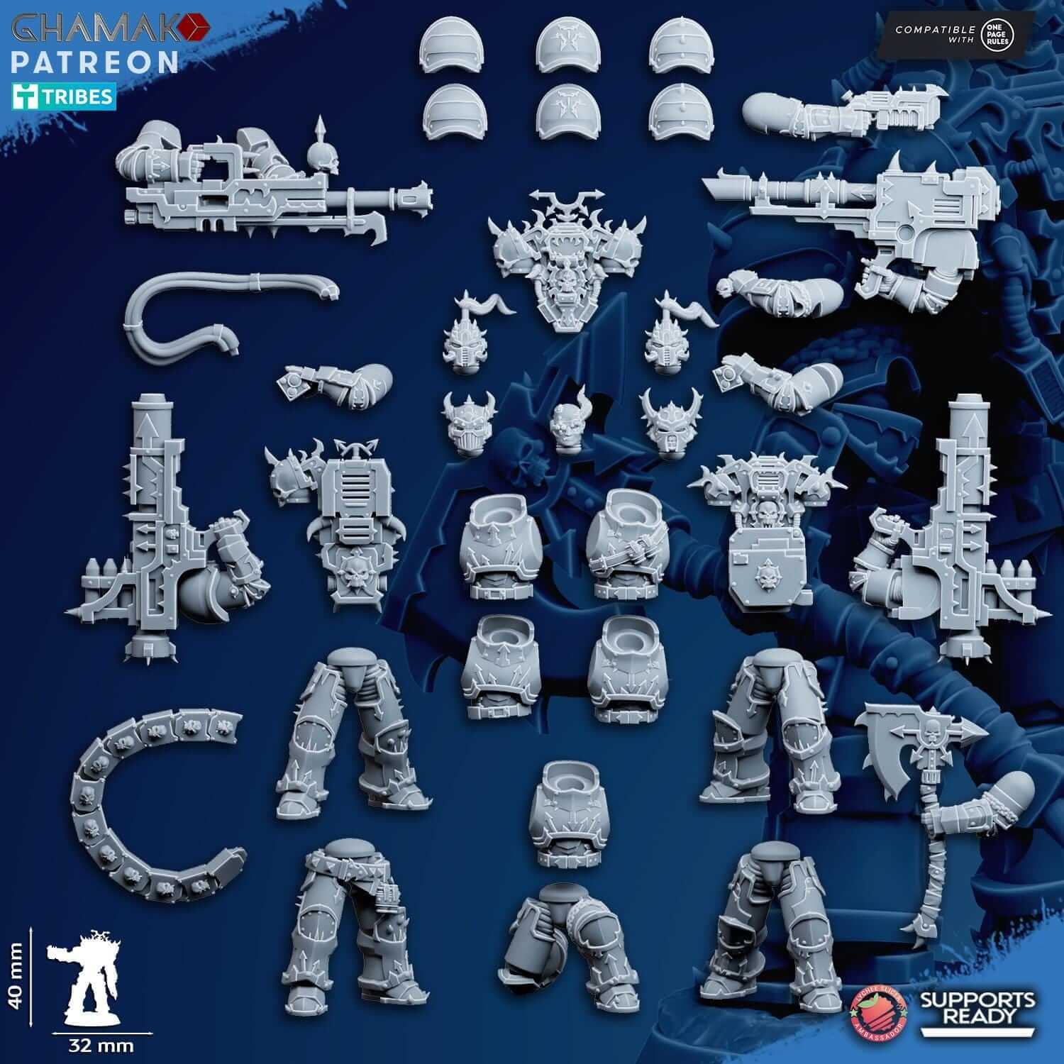 Chaos Traitor Desolators Ghamak Miniatures