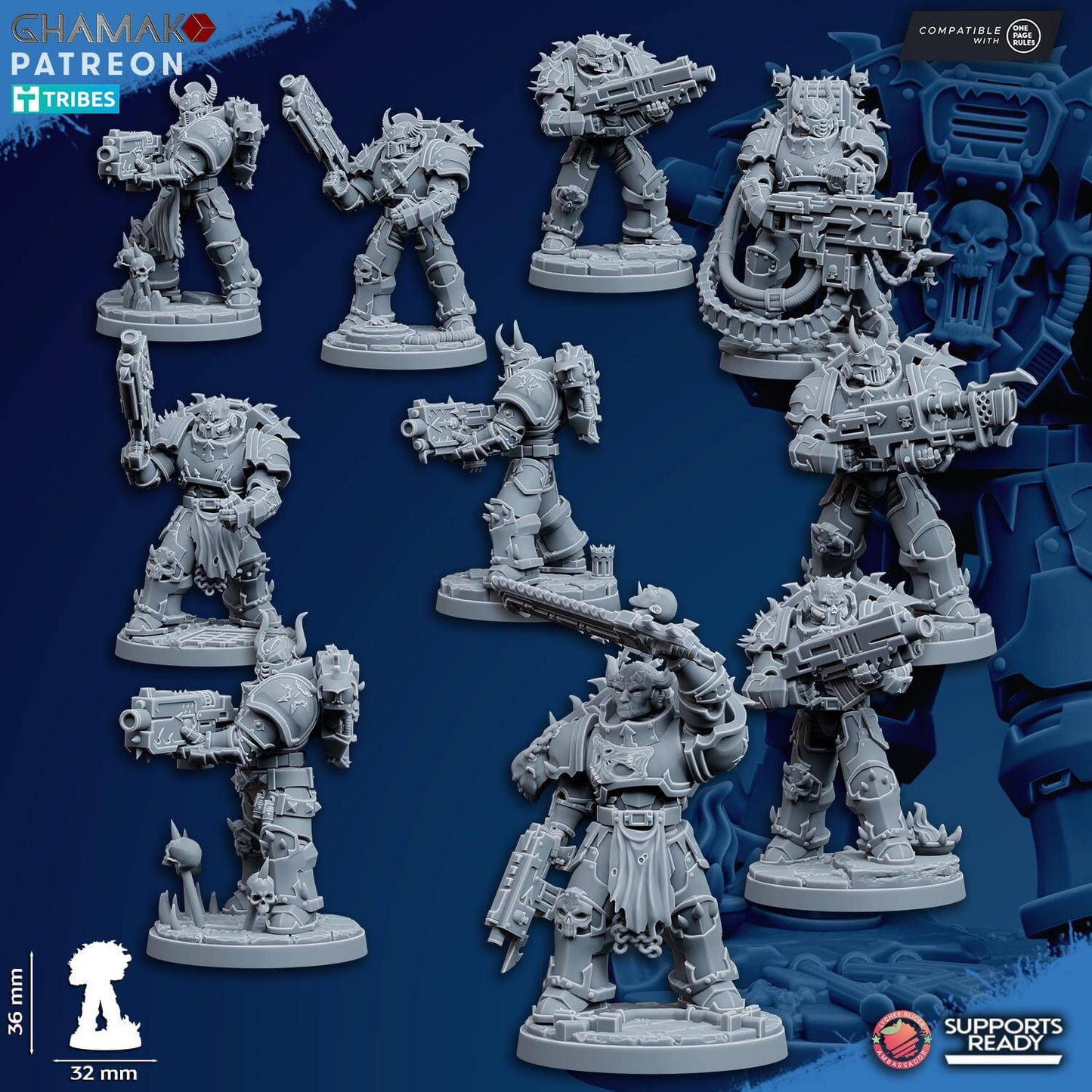 Traitor Militum Ghamak Miniatures