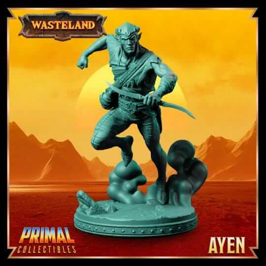 Ayen Elf Wasteland Miniature Primal Collectibles