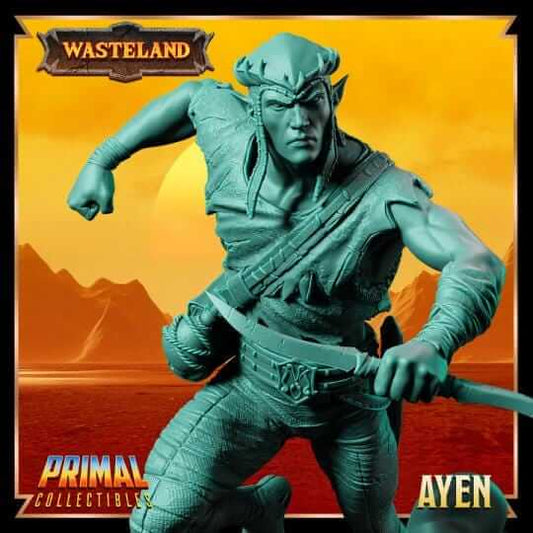 Ayen Elf Wasteland Miniature Primal Collectibles