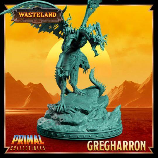 Gregharron Sorcerer King Wasteland Miniature Primal Collectibles