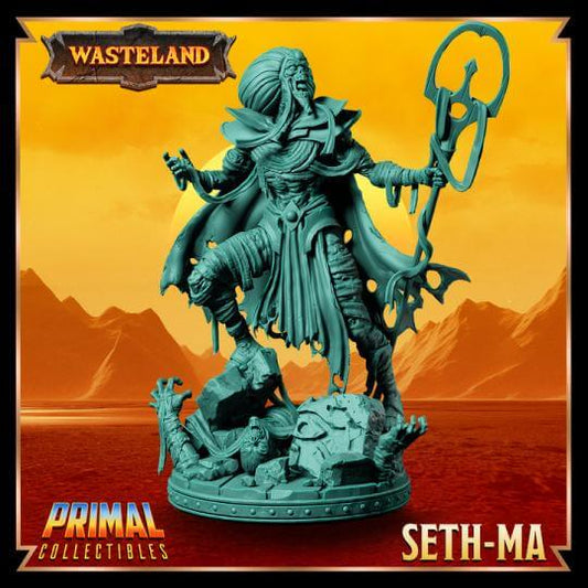 Seth-Ma Sorcerer King Wasteland Miniature Primal Collectibles