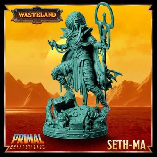 Seth-Ma Sorcerer King Wasteland Miniature Primal Collectibles