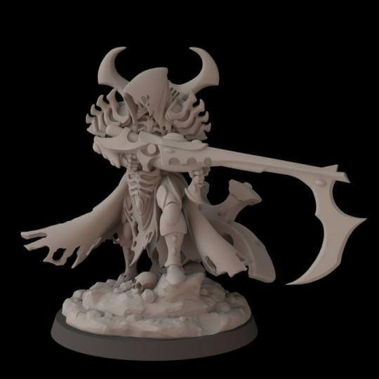 Aeterni Death lord - Aeldari Proxy - Fantasy Cult Miniatures