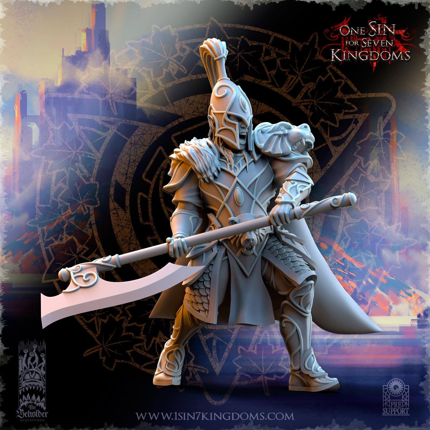 Bear Guardians - Silvermoor Elves - One Sin for Seven Kingdoms - Beholder Miniatures