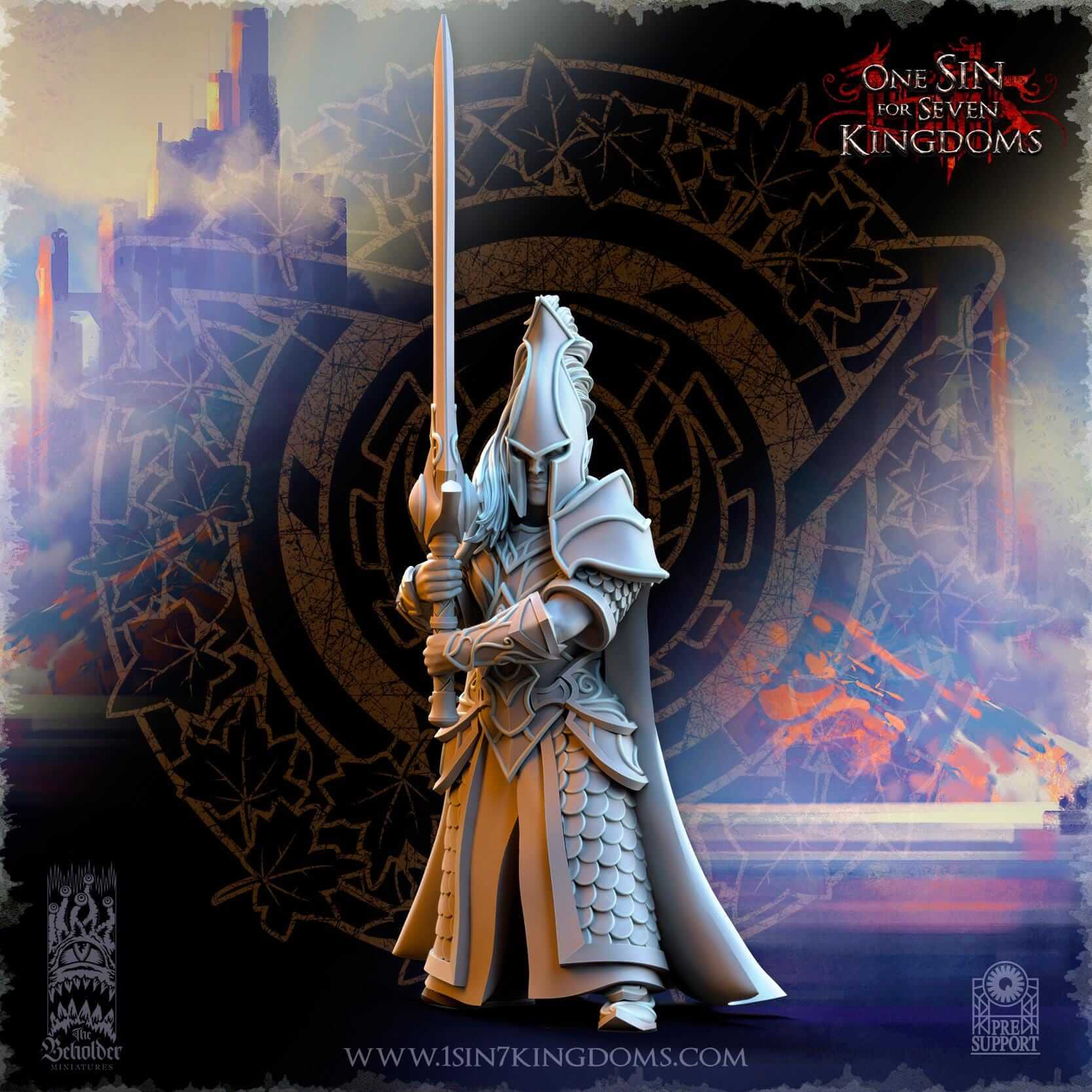Blades of Ashur - Silvermoor Elves - One Sin for Seven Kingdoms - Beholder Miniatures