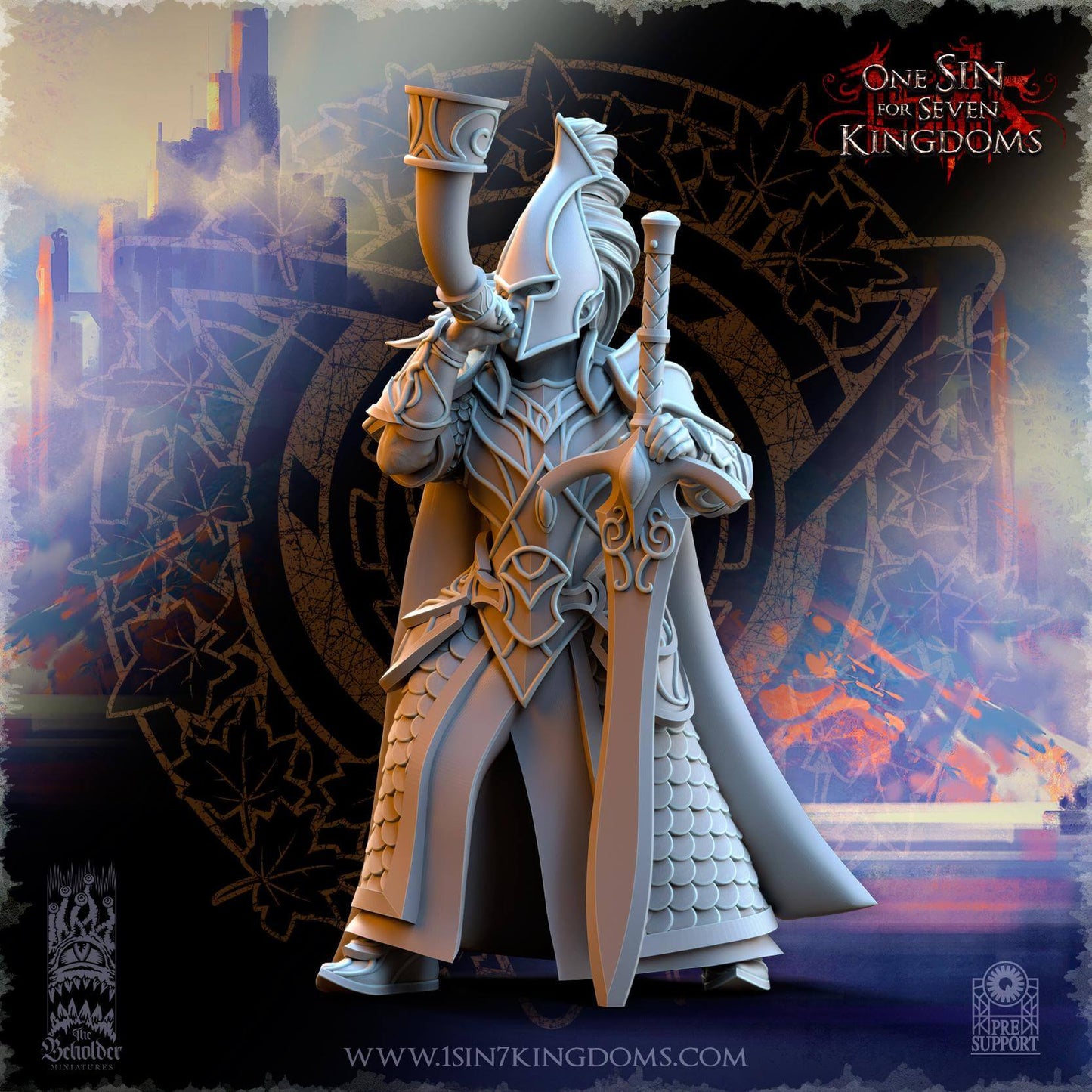 Blades of Ashur - Silvermoor Elves - One Sin for Seven Kingdoms - Beholder Miniatures