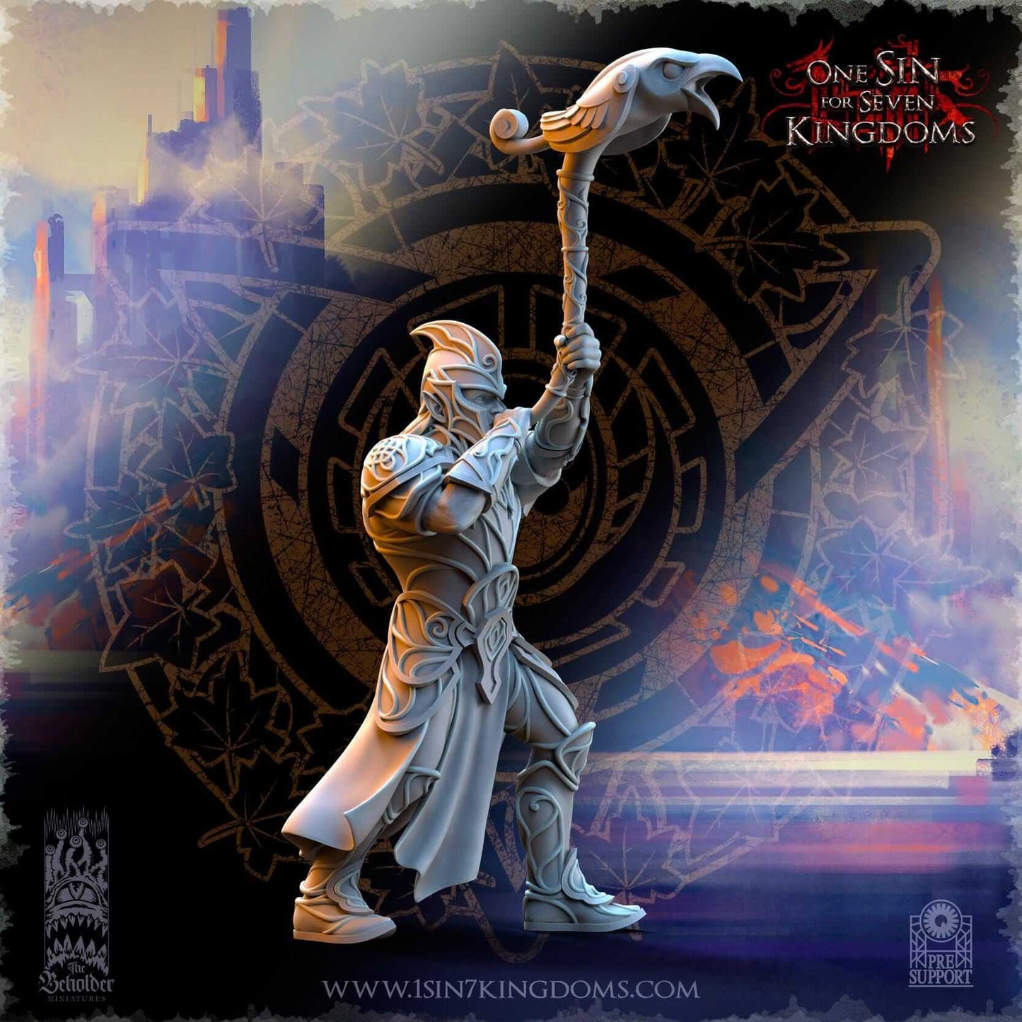 Elven Archers - Silvermoor Elves - One Sin for Seven Kingdoms - Beholder Miniatures