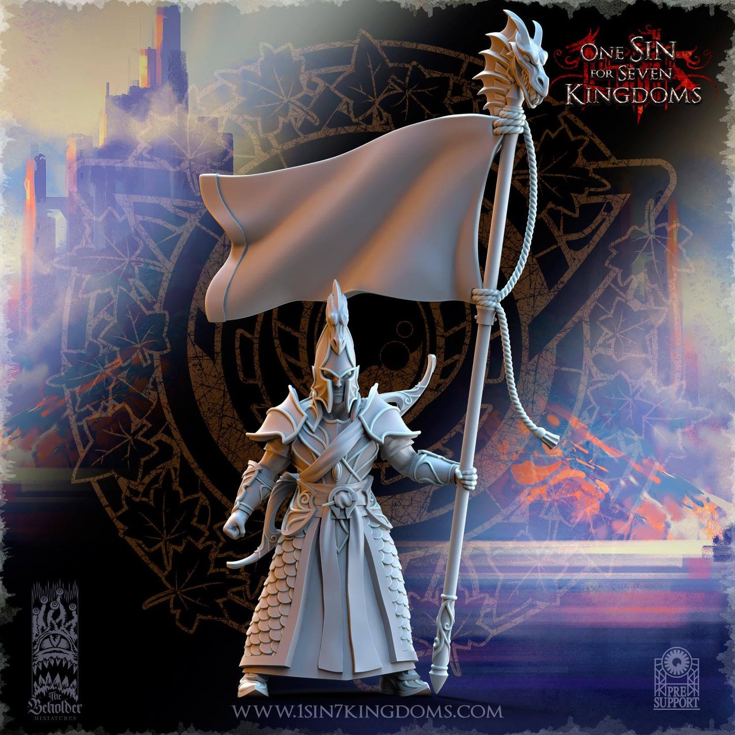Ilithien Coastland Militia - Silvermoor Elves - One Sin for Seven Kingdoms - Beholder Miniatures
