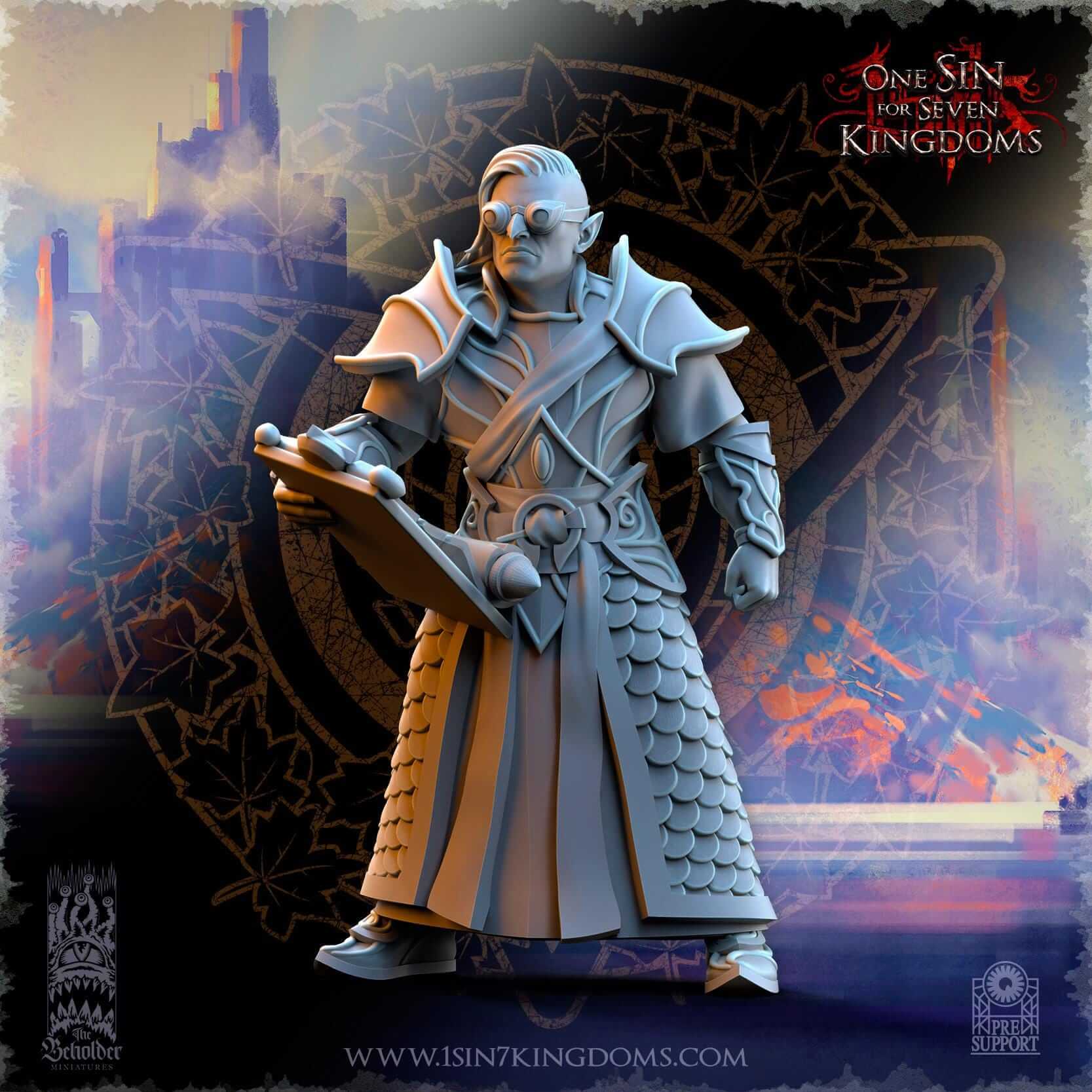 Bolt thrower Ballista - Silvermoor Elves - One Sin for Seven Kingdoms - Beholder Miniatures