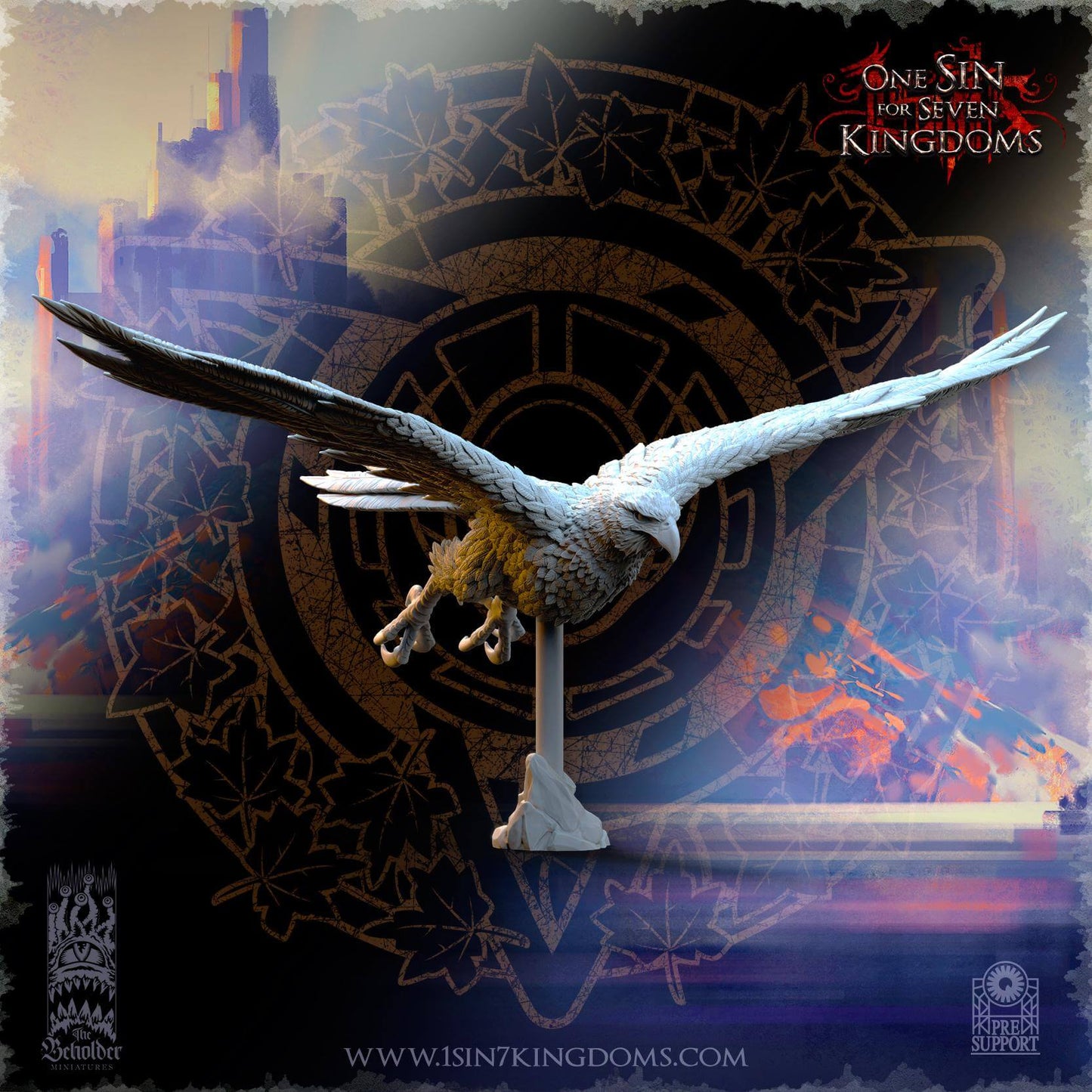 Great Eagle - Silvermoor Elves - One Sin for Seven Kingdoms - Beholder Miniatures