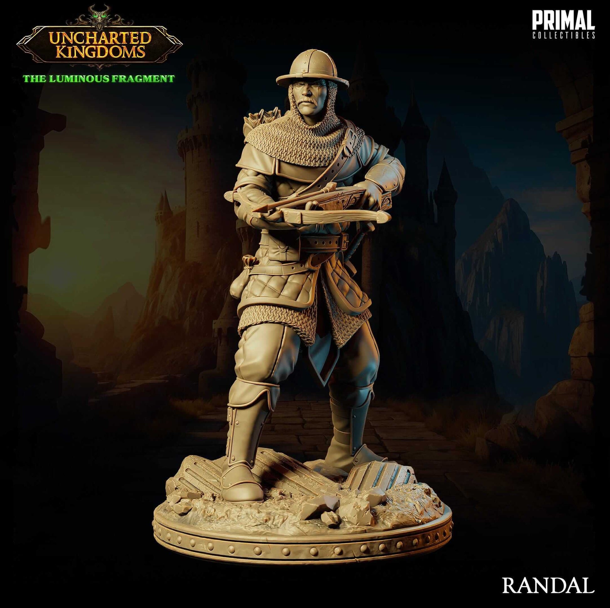 Randal Soldier - Uncharted Kingdoms 3D Printed Resin RPG/Tabletop/Boardgames Miniature Primal Collectibles
