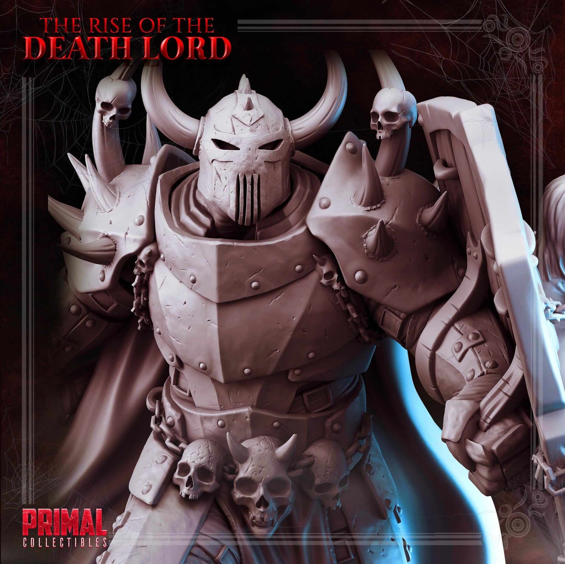 Kalsour Dark Knight - The Rise of the Death Lord Masters of Dungeons Quest Miniature Primal Collectibles