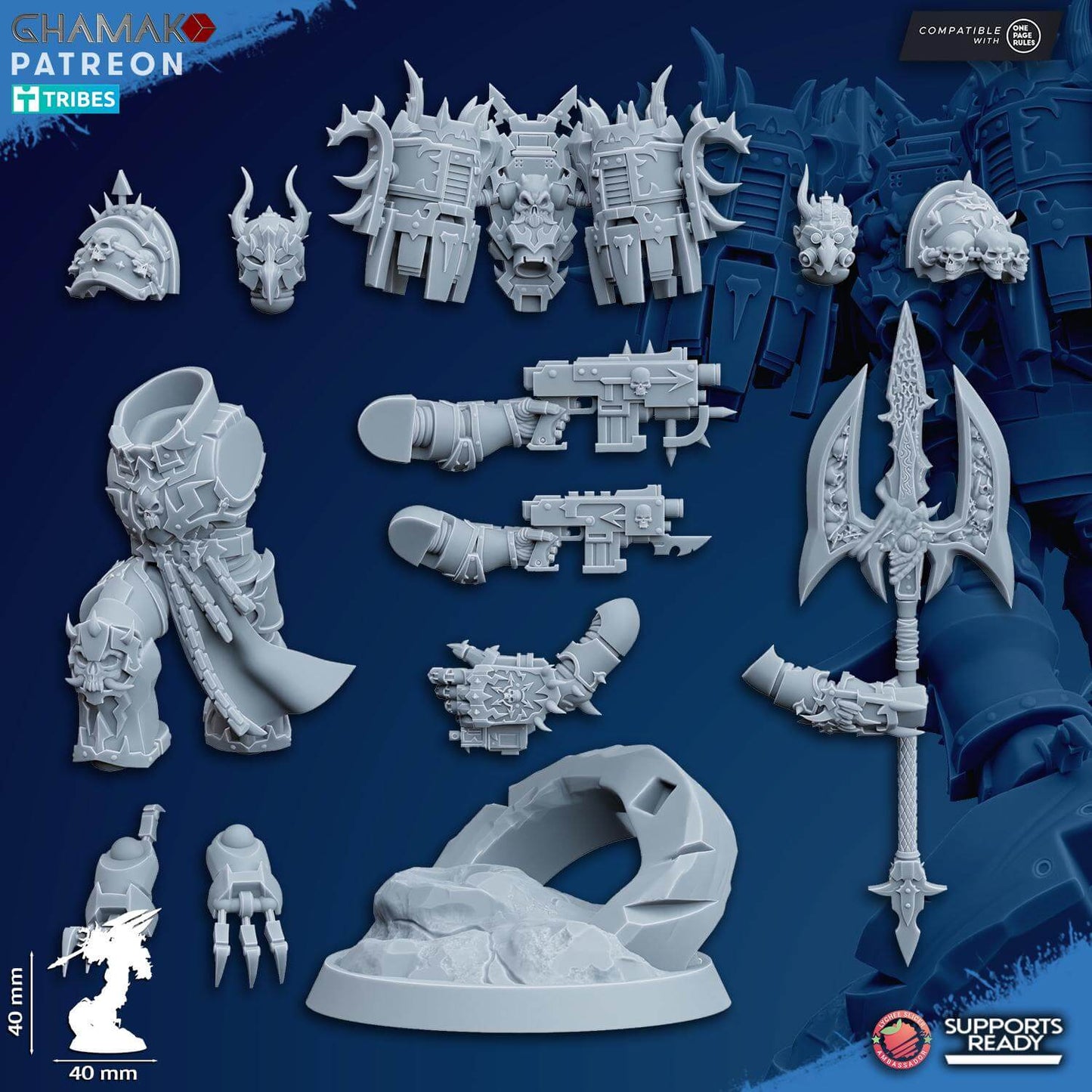 Talon of the Void - Grimdark Void Marine -Ghamak Miniatures
