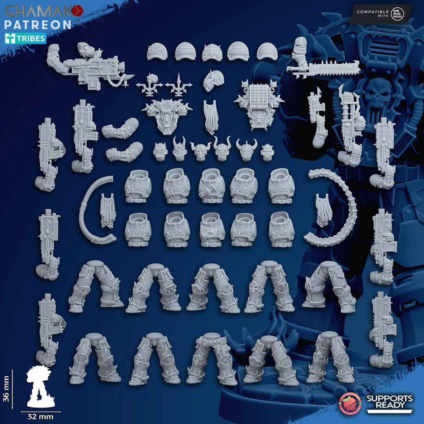 Traitor Militum Ghamak Miniatures