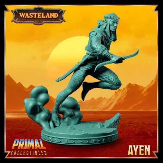Ayen Elf Wasteland Miniature Primal Collectibles