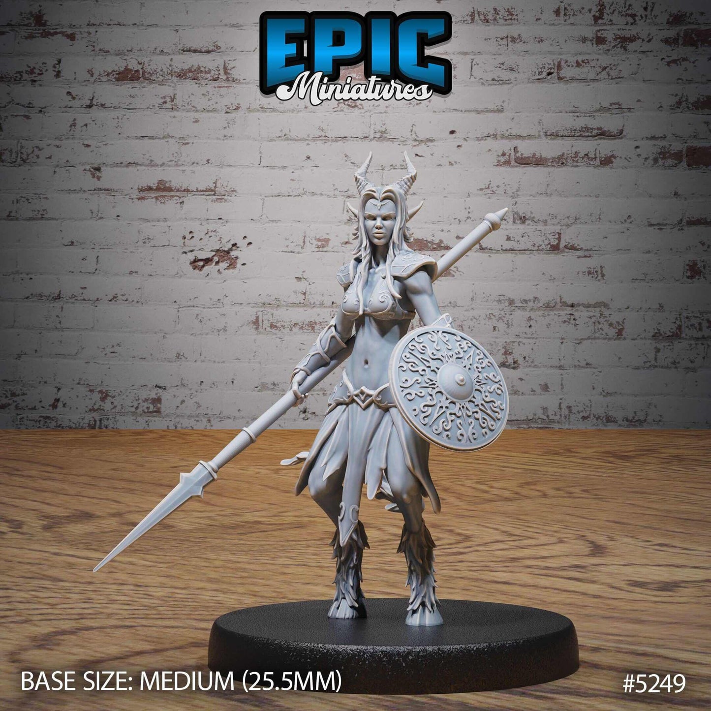 Satyr Tiefling Female set - D&D Epic Miniatures   and Dragons