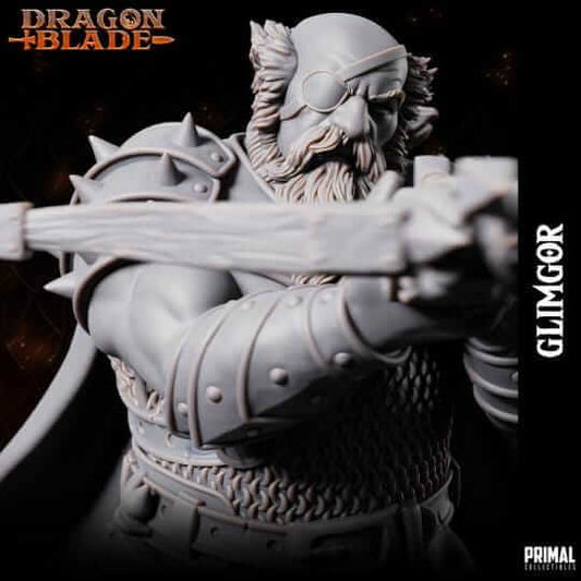 Glimgor Dark Dwarf - Dragonblade - Masters of Dungeon Quest