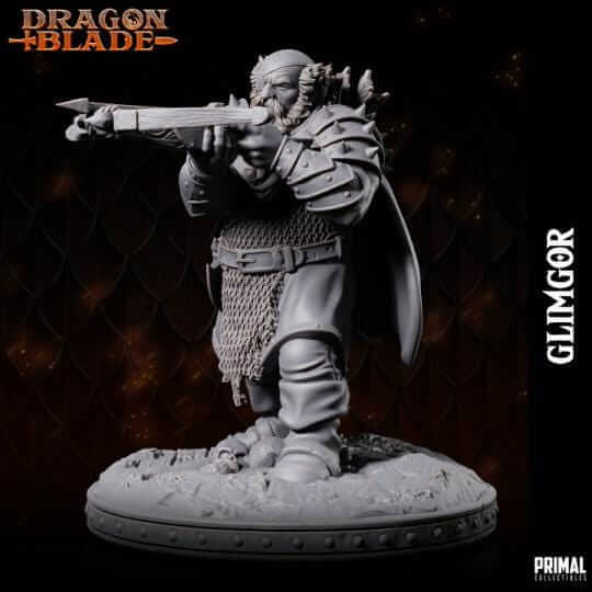 Glimgor Dark Dwarf - Dragonblade - Masters of Dungeon Quest